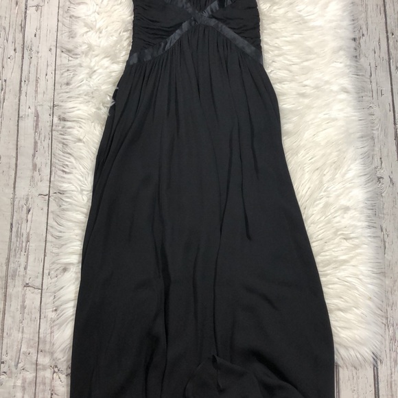 L'Agence Silk Black Marvella Maxi Halter Dress - Picture 9 of 15